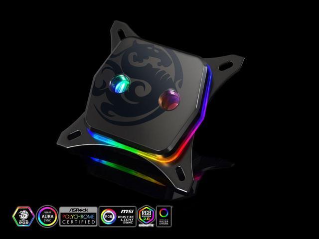 Bitspower Premium Summit M CPU Water Block, Mystic Black Metal Edition 12th/13th/14th Gen Intel CPU, LGA1700 AMD AM4/AM5