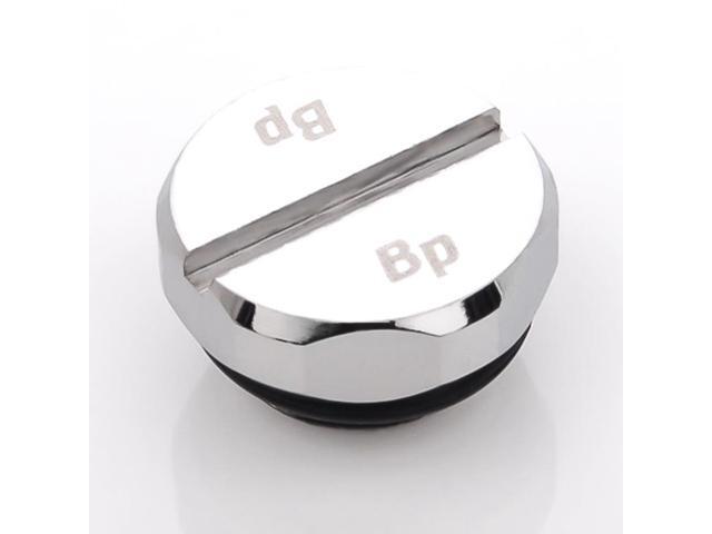 Bitspower Diamond Stop Fitting, Silver Shining