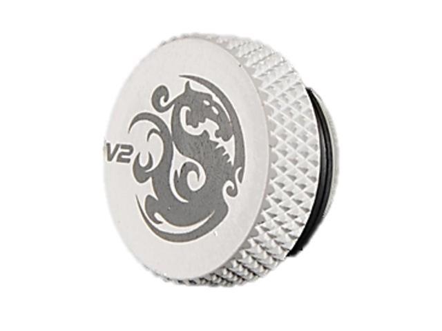 Bitspower G1/4' Stop Fitting V2, Deluxe White