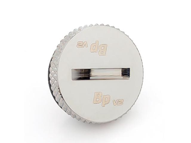 Bitspower G1/4' Low-Profile Stop Fitting V2, Black Sparkle