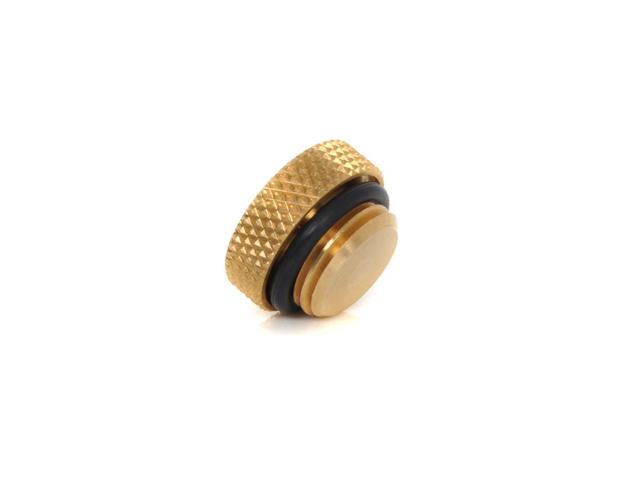 Bitspower G1/4' Stop Fitting, True Brass
