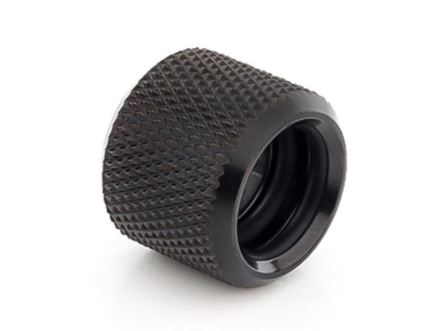Bitspower Multi-Link Coupler Fitting for 12mm OD Rigid Tubing, Matte Black