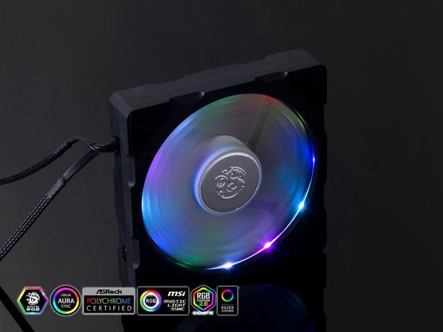 Bitspower NJord Dual Fin DRGB Fan (3PCS)- White