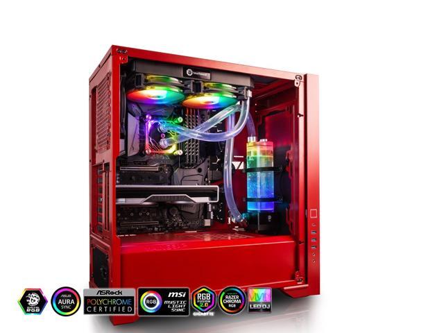 Bitspower Sorbet Soft Tube Kit for Intel, included CPU water block, copper radiator, water tank with pump, fittings, and tubes, compatible with...