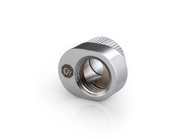 Bitspower Path Alignment fitting (Glorious Silver) (2 PCS)