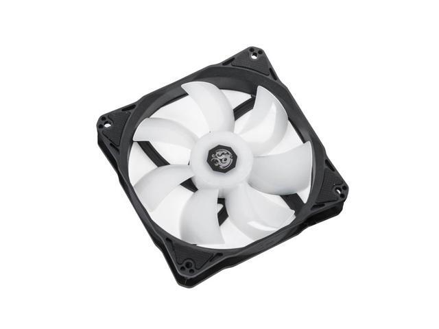 bitspower notos 120mm case fan, drgb computer fan pwm pc cooling fan led high airflow 5v 3-pin addressable rgb 1800 rpm (1 pack)