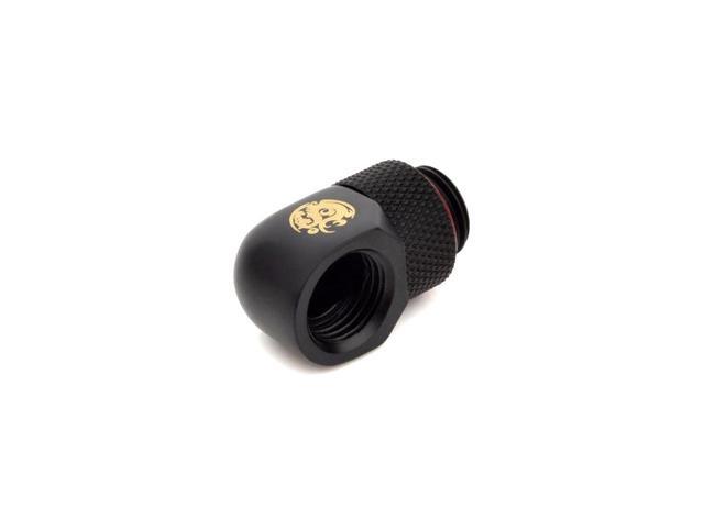 G1/4' Carbon Black Rotary 90-Degree IG1/4' Extender