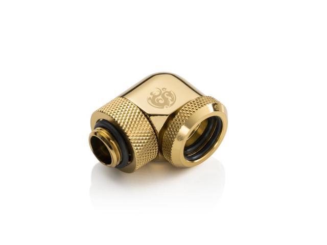 Bitspower True Brass Enhance Rotary G1/4' 90-Degree Multi-Link Adapter For OD 16MM