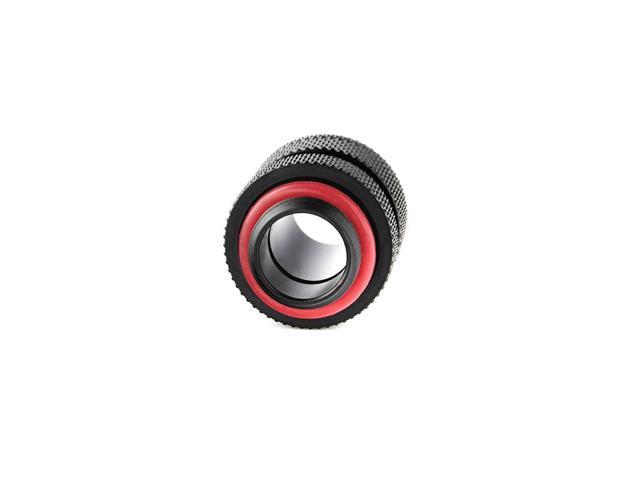 Carbon Black Mini Dual G1/4' Adjustable Aqua Link Pipe (16-22MM)