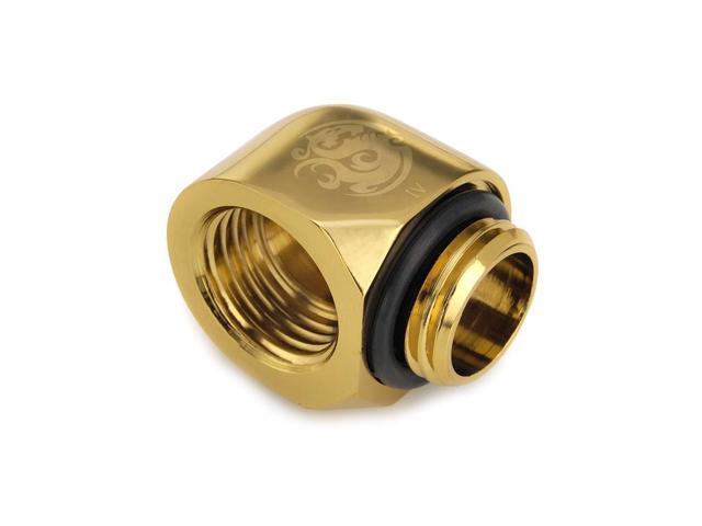 Bitspower G1/4' True Brass 90-Degree IG1/4' Extender(2PCS)