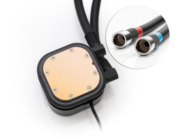 Bitspower Horus Liquid CPU Cooler Extreme performance on the 12th/13th/14th Intel or AM4/AM5 CPU DIY Edition with Soft Tubes (Black)