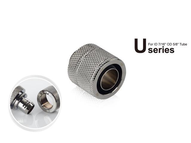 Bitspower G1/4' Black Sparkle Compression Fitting CC6 Ultimate For ID 7/16' OD 5/8' Tube (2 PCS)