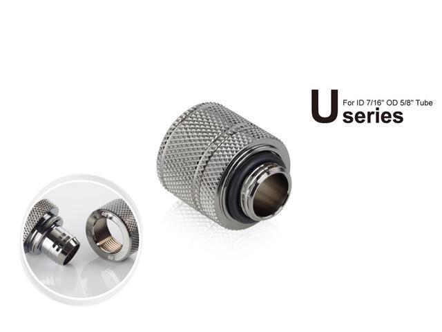 Bitspower G1/4' Black Sparkle Compression Fitting CC6 Ultimate For ID 7/16' OD 5/8' Tube (2 PCS)