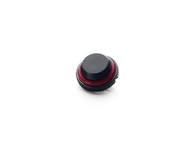 Bitspower Computer Water Cooling G1/4' Carbon Black Low-Profile Stop Fitting (2 PCS)