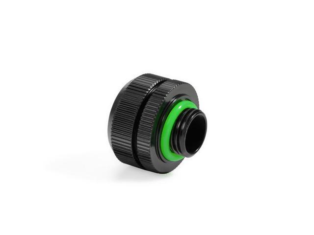 Bitspower Computer Water Cooling Dual O-Ring G1/4' Tighten Fitting For Hard Tubing OD16MM ( Matt Black) (2 PCS)