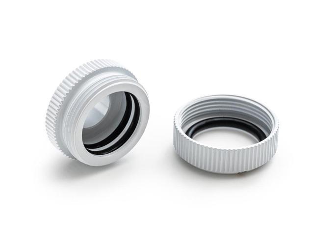 Bitspower Computer Water Cooling Dual O-Ring G1/4' Tighten Fitting For Hard Tubing OD16MM (Deluxe White) (2 PCS)