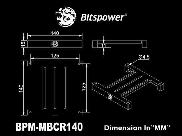 Bitspower Mount Bracket for CR Reservoir 140 Series