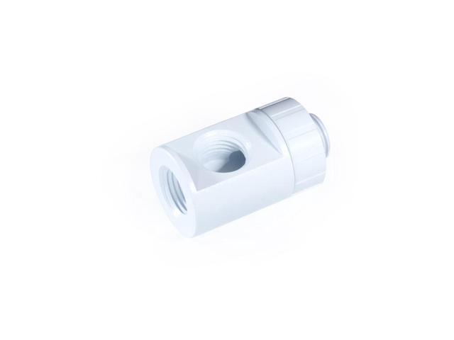 Bitspower Artemis T-Block Rotary G1/4' & Inner G1/4'x2 - Arctic White