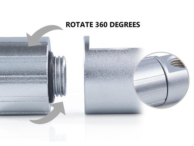 Bitspower Artemis T-Block Rotary G1/4' & Inner G1/4'x2 - Arctic White