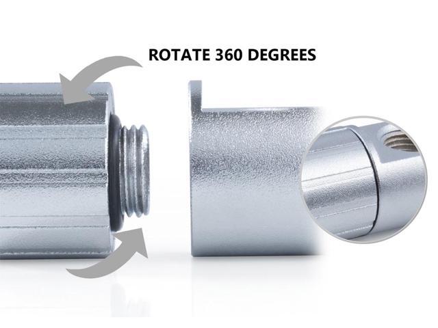 Bitspower Artemis T-Block Rotary G1/4' & Inner G1/4'x2 - Sandblast Silver