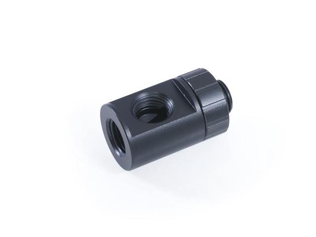 Bitspower Artemis T-Block Rotary G1/4' & Inner G1/4'x2 - Matte Black