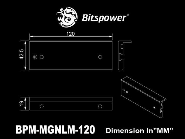 Bitspower Digital RGB Magnetic Lighting Module 120