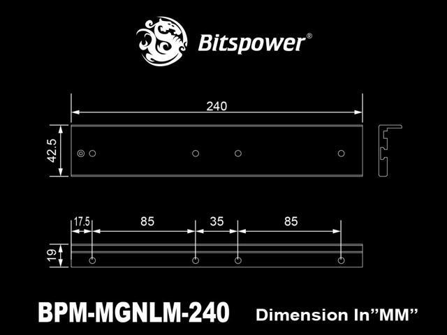 Bitspower Digital RGB Magnetic Lighting Module 240