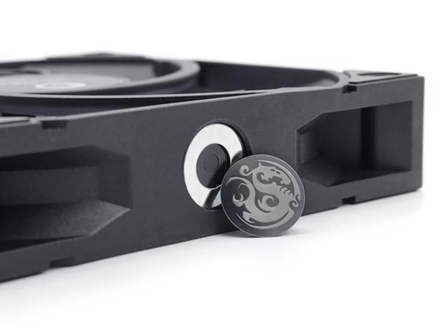 Bitspower Griffin 1225RB - 120mm Black 2500 RPM Reverse Flow Fan