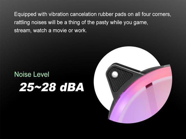 Bitspower NOTOS O 120 PWM Fan Digital RGB (5PCS)