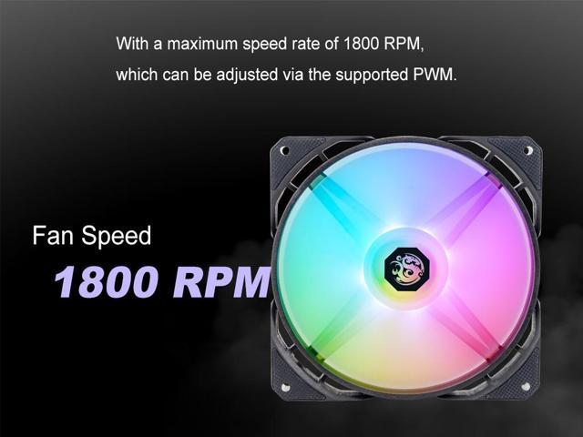 Bitspower Touchaqua NJORD II 120 PWM Fan, Digital RGB, 3-Pack