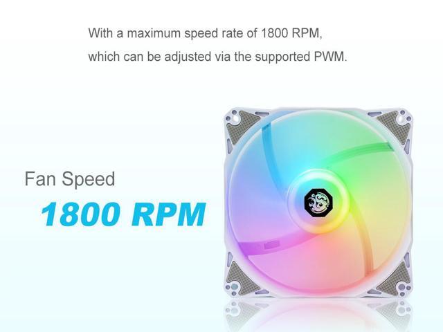 Bitspower Notos 120 Fan Digital RGB White (3PCS)