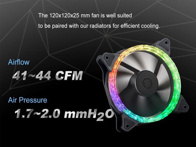 Bitspower Touchaqua Notos Xtal, Digital RGB, 120 Fan, 3-pack