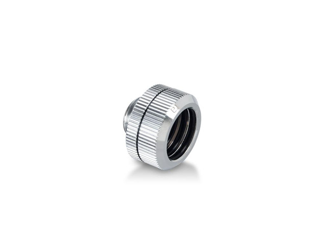 Bitspower Dual O-Ring G1/4' Tighten Fitting For Hard Tubing OD16MM (Glorious Silver)2pcs/pack-BPTA-DOTFH1622-GS