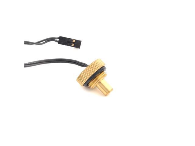 Bitspower G1/4' True Brass Temperature Sensor Stop Fitting (2PCS)