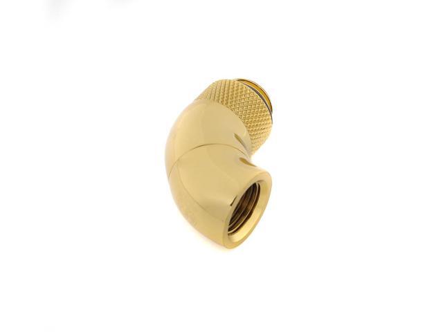 Bitspower G1/4' True Brass Dual Rotary 90-Degree IG1/4' Extender(2PCS)