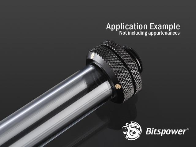 Bitspower G1/4' Carbon Black Enhance Multi-Link For OD 16MM