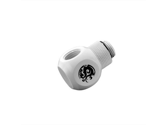 Bitspower G1/4' Deluxe White T-Rotary IG1/4'X2 Extender