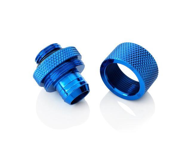 Bitspower G1/4' Royal Blue Compression Fitting CC3 V3 for ID 3/8' OD 5/8' Tube (2pcs/pack)