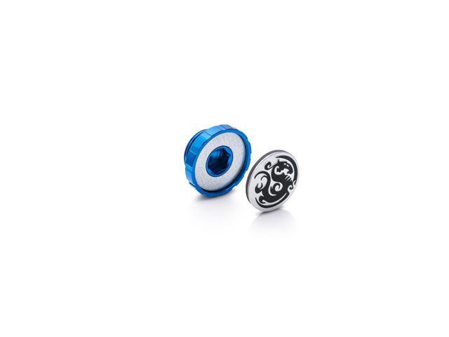 Bitspower Artemis Royal Blue Stop Fitting with Magnetic Logo (4 PCS)