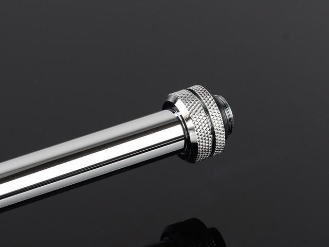 Bitspower None Chamfer Brass Link Tubing, 14mm OD (0.70mm WD), 500mm, Silver Shining