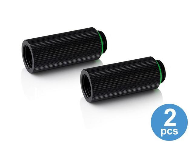 Bitspower Computer Water Cooling G1/4' IG1/4' Extender Fitting - 40MM (Glorious Black) (2 PCS)