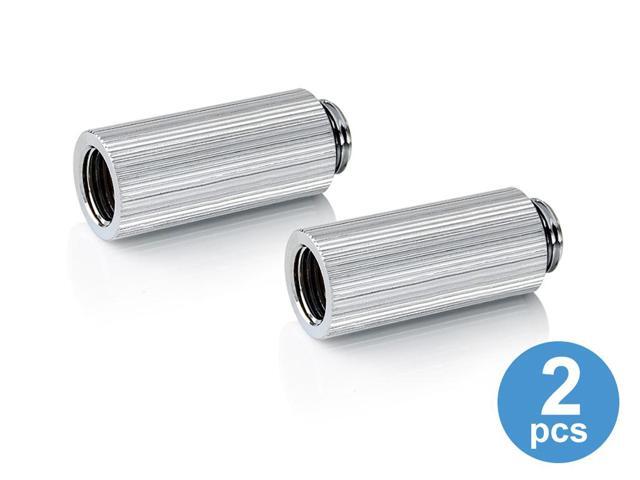 Bitspower Computer Water Cooling G1/4' IG1/4' Extender Fitting - 40MM (Glorious Silver) (2 PCS)