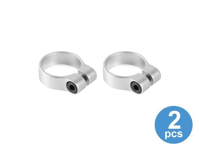 Bitspower Computer Water Cooling Single Luxury Tube Clamp LTC6 For Tube OD 5/8' (Silver) (2 PCS)
