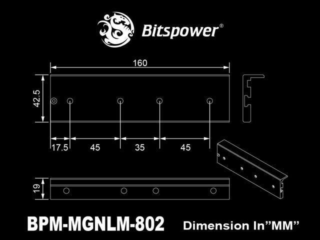 Bitspower Digital RGB Magnetic Lighting Module 802