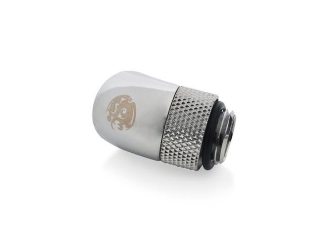 Bitspower G1/4' Silver Shining Rotary 45-Degree IG1/4' Extender (4PCS)