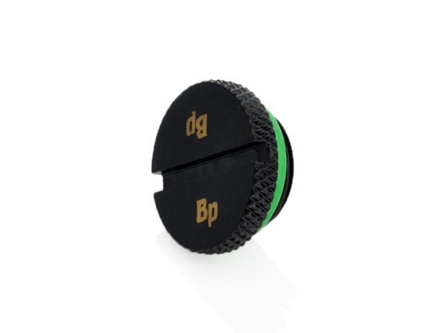 Bitspower G1/4' Matt Black Low-Profile Stop Fitting (4PCS)