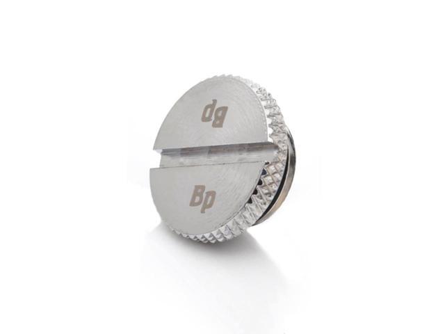 Bitspower G1/4' Silver Shining Low-Profile Stop Fitting (4PCS)