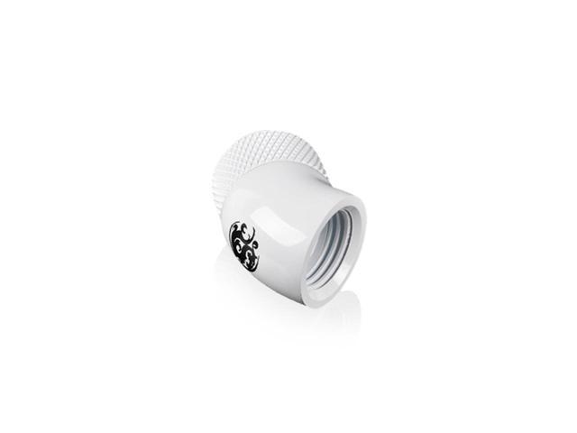 Bitspower G1/4' Deluxe White Rotary 45-Degree IG1/4' Extender (4PCS)