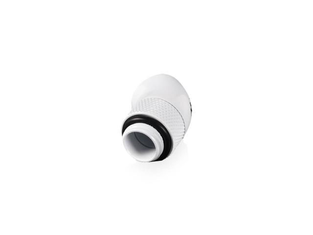 Bitspower G1/4' Deluxe White Rotary 45-Degree IG1/4' Extender (4PCS)