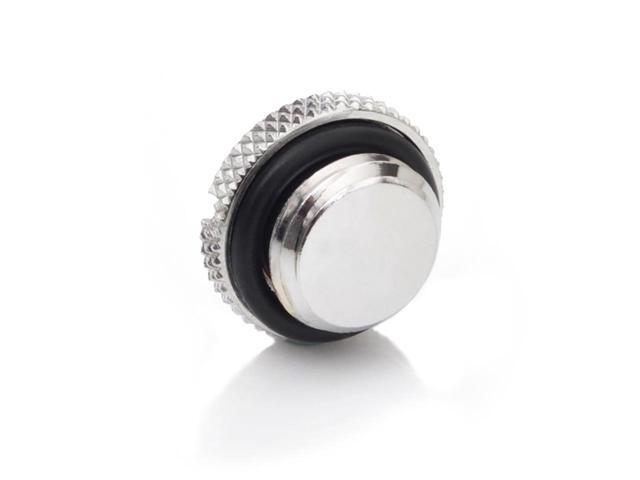 Bitspower G1/4' Silver Shining Low-Profile Stop Fitting (4PCS)